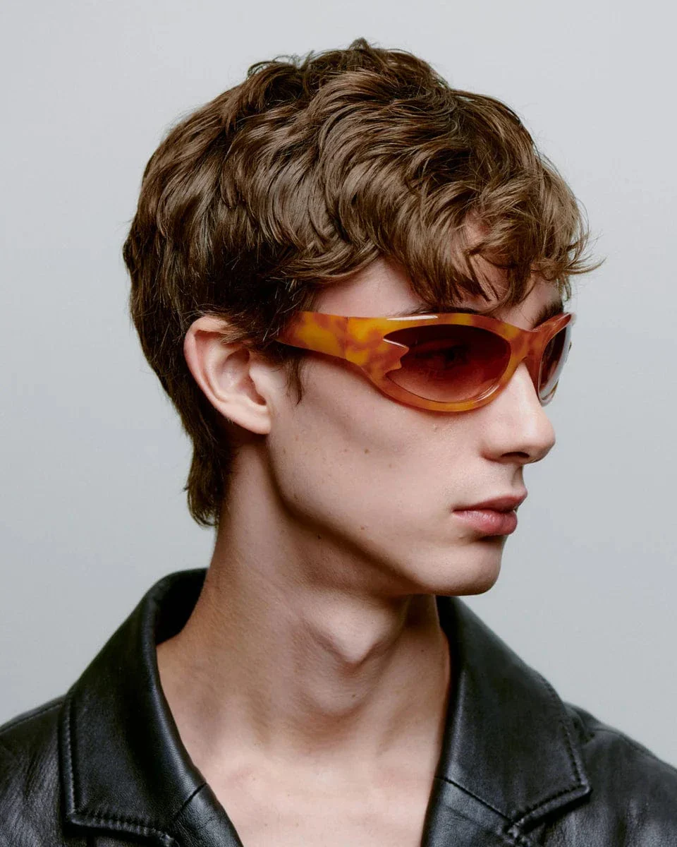 A.Kjaerbede Blast Sunglasses Burnt Amber - Image 4