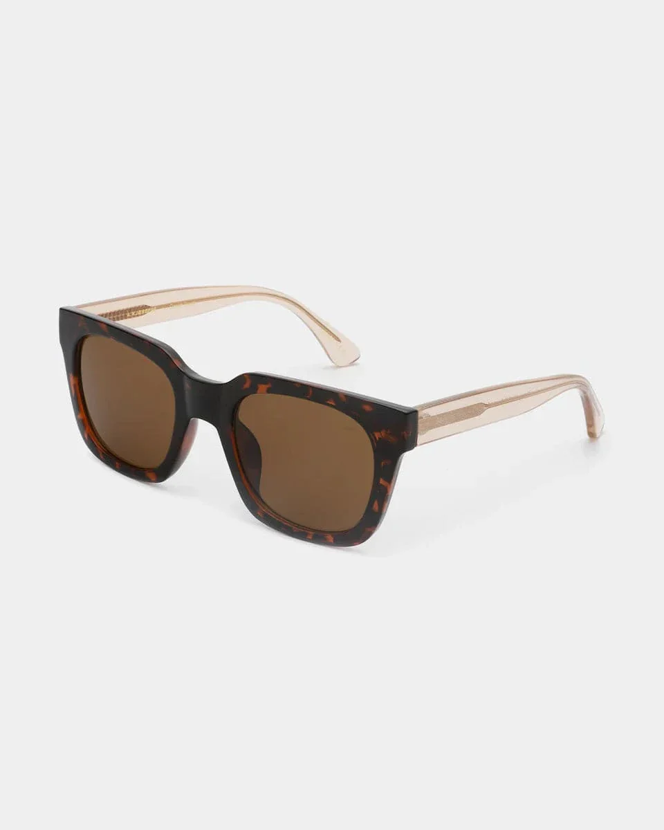 A.Kjaerbede Nancy Sunglasses Black Demi Tortoise - Image 3