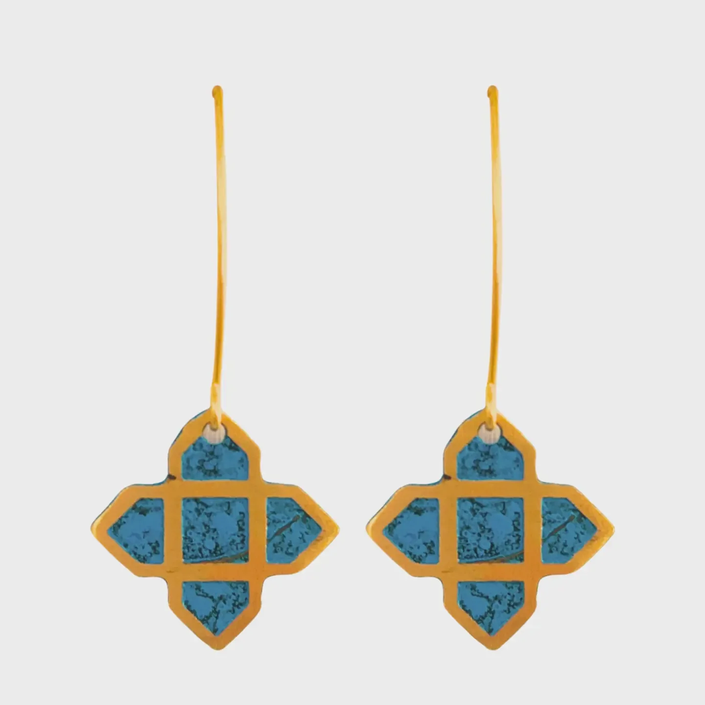 Anita Hook Earrings Blue