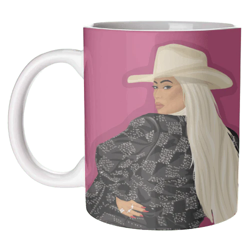 Art Wow Cowgirl Beyonce Mug