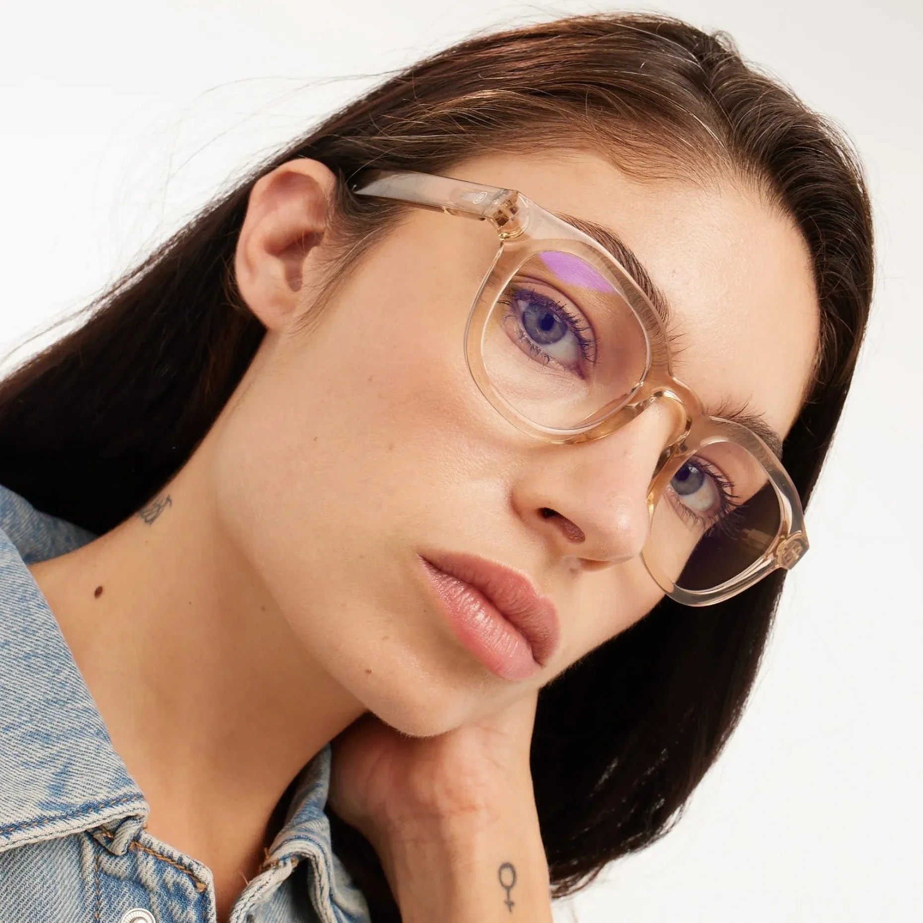 Barner Reading Glasses Andy Pink Quartz - Image 2
