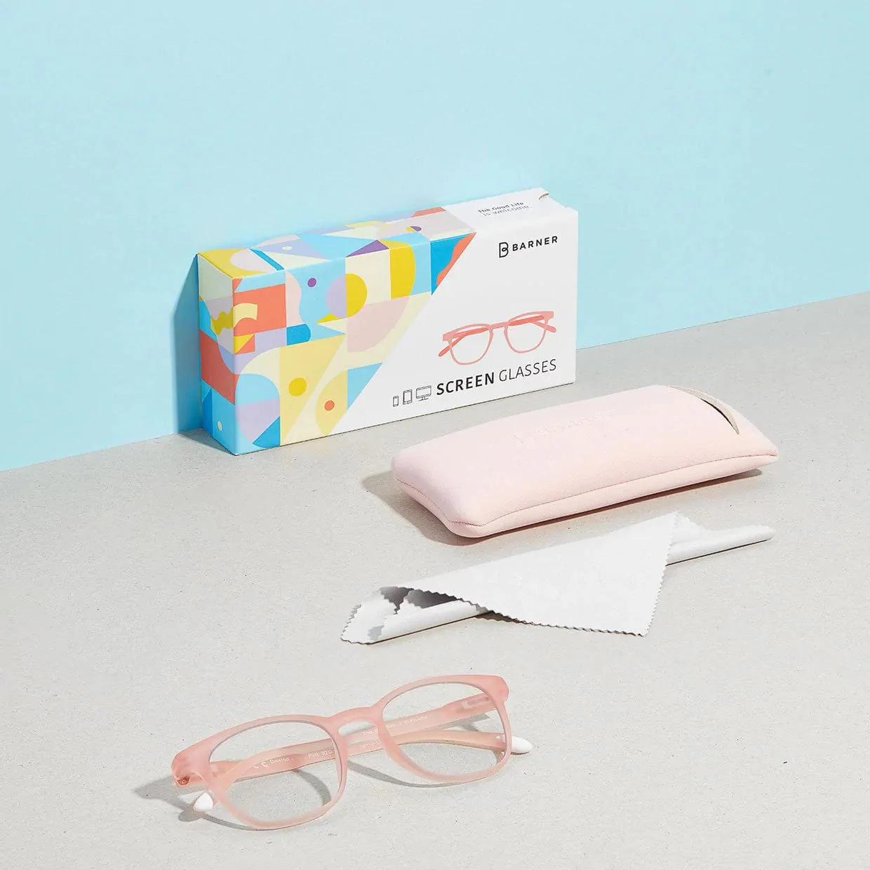 Barner Reading Glasses Dalston Dusty Pink - Image 3