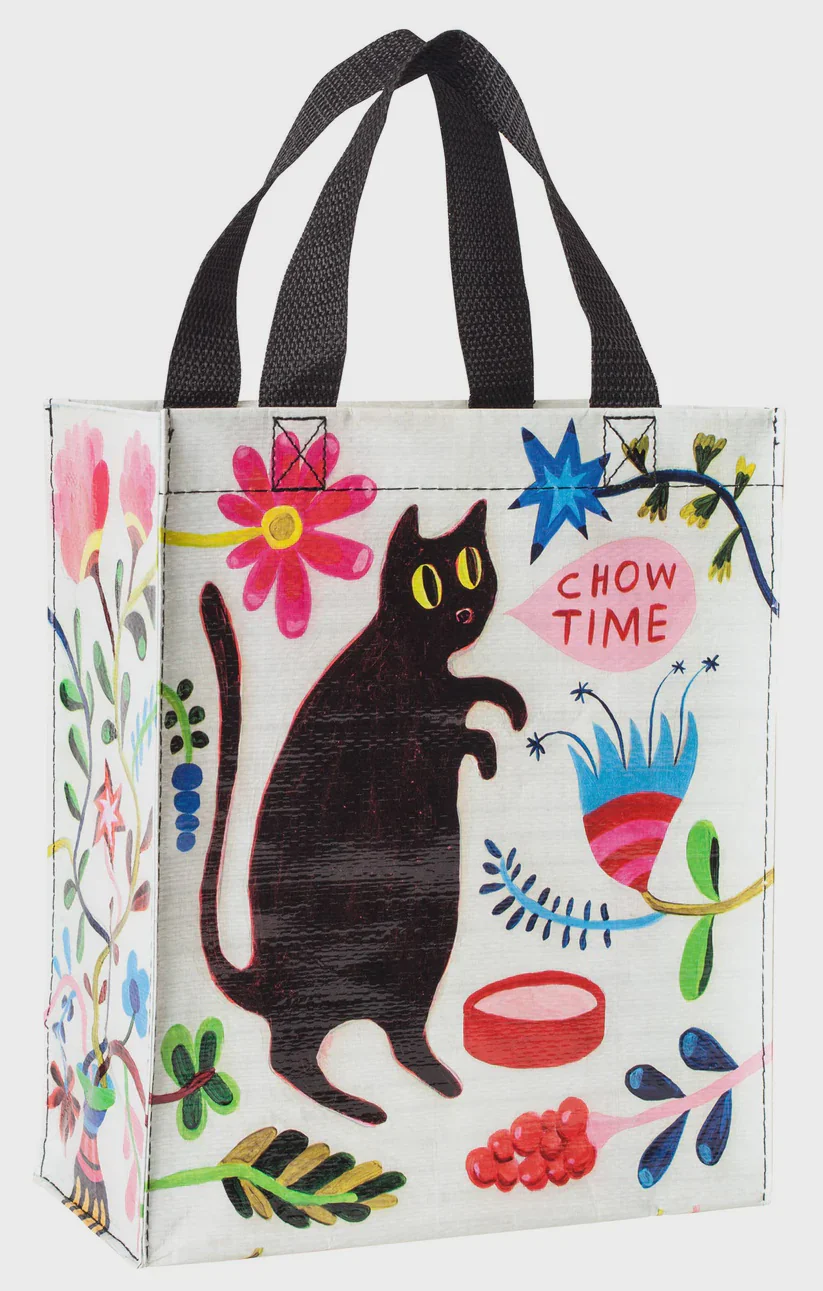 Blue Q Chow Time Cat Handy Tote
