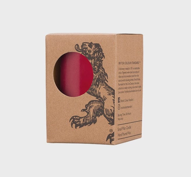 British Colour Standard Guardsman Red Eco Pillar Candle - Image 2