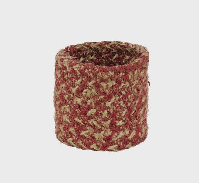 British Colour Standard Jute Napkin Rings Guardsman Red - Image 2