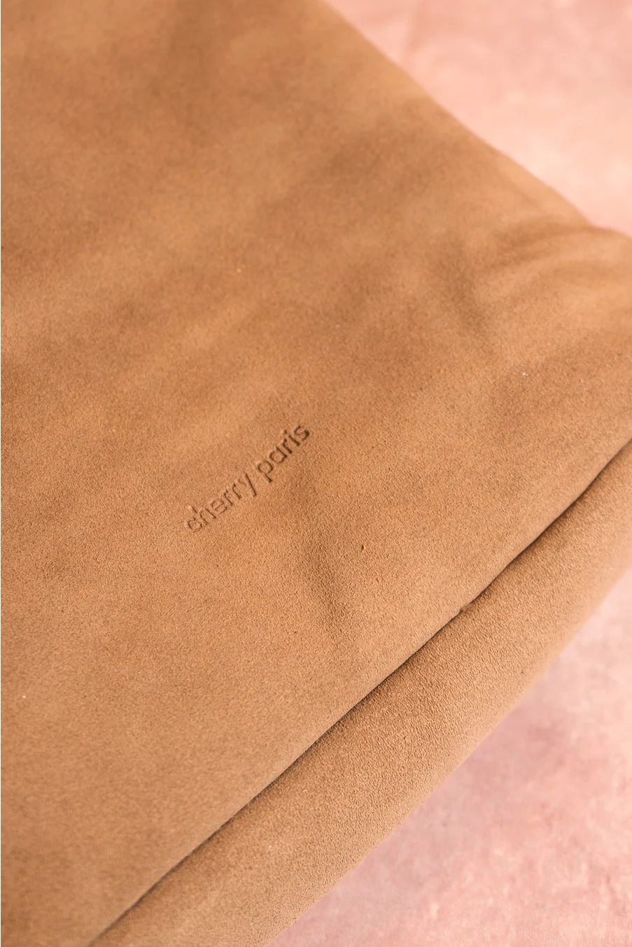 Cherry Paris Alexane Suede Bag Taupe - Image 4