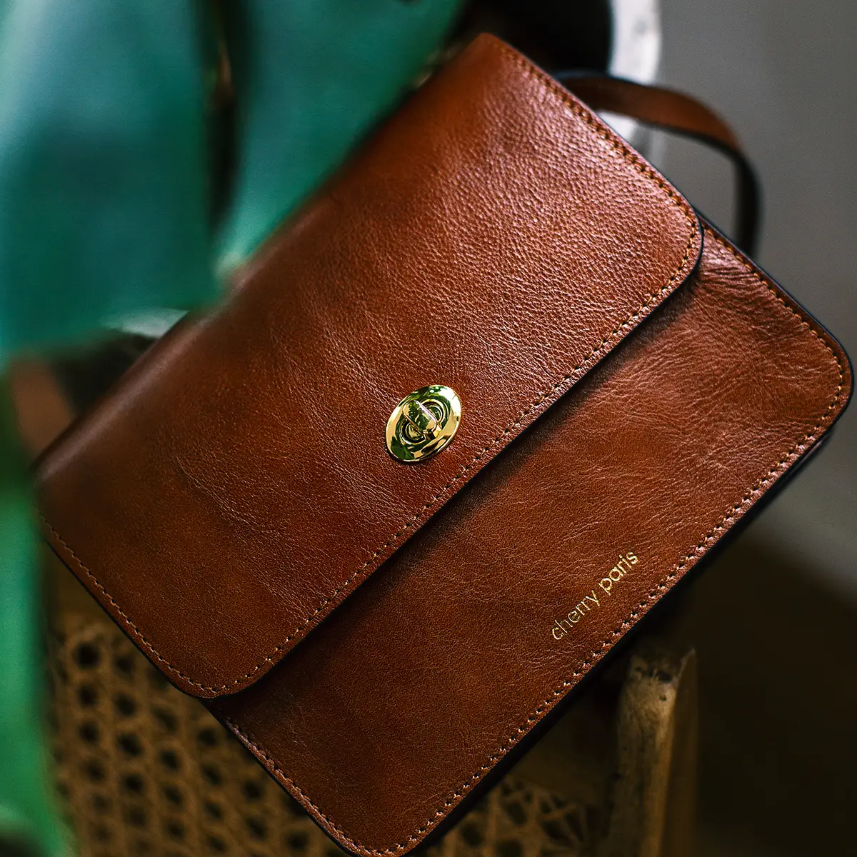 Cherry Paris Heloise Bag Brown - Image 7