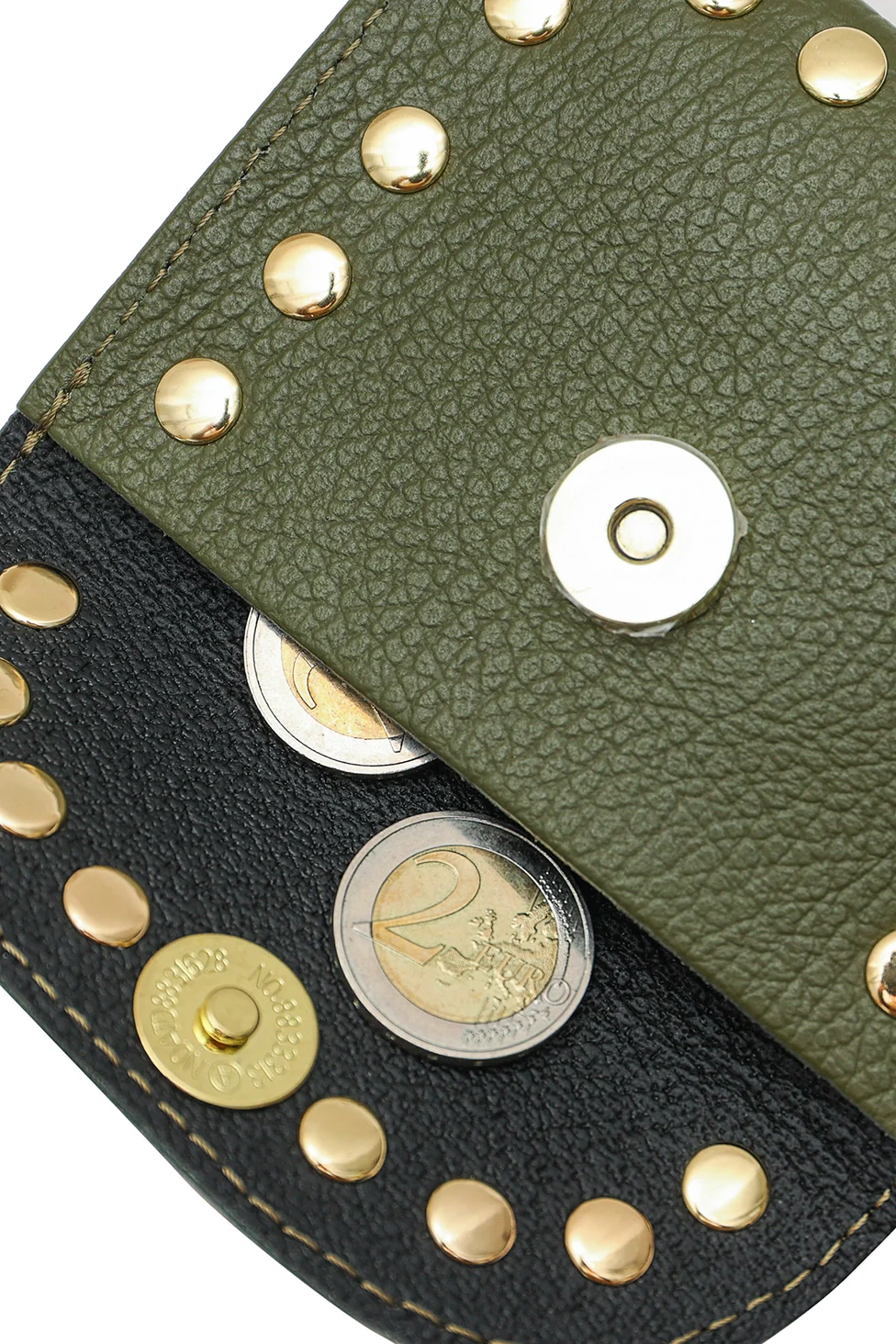 Cherry Paris Leina Leather Purse Khaki - Image 7