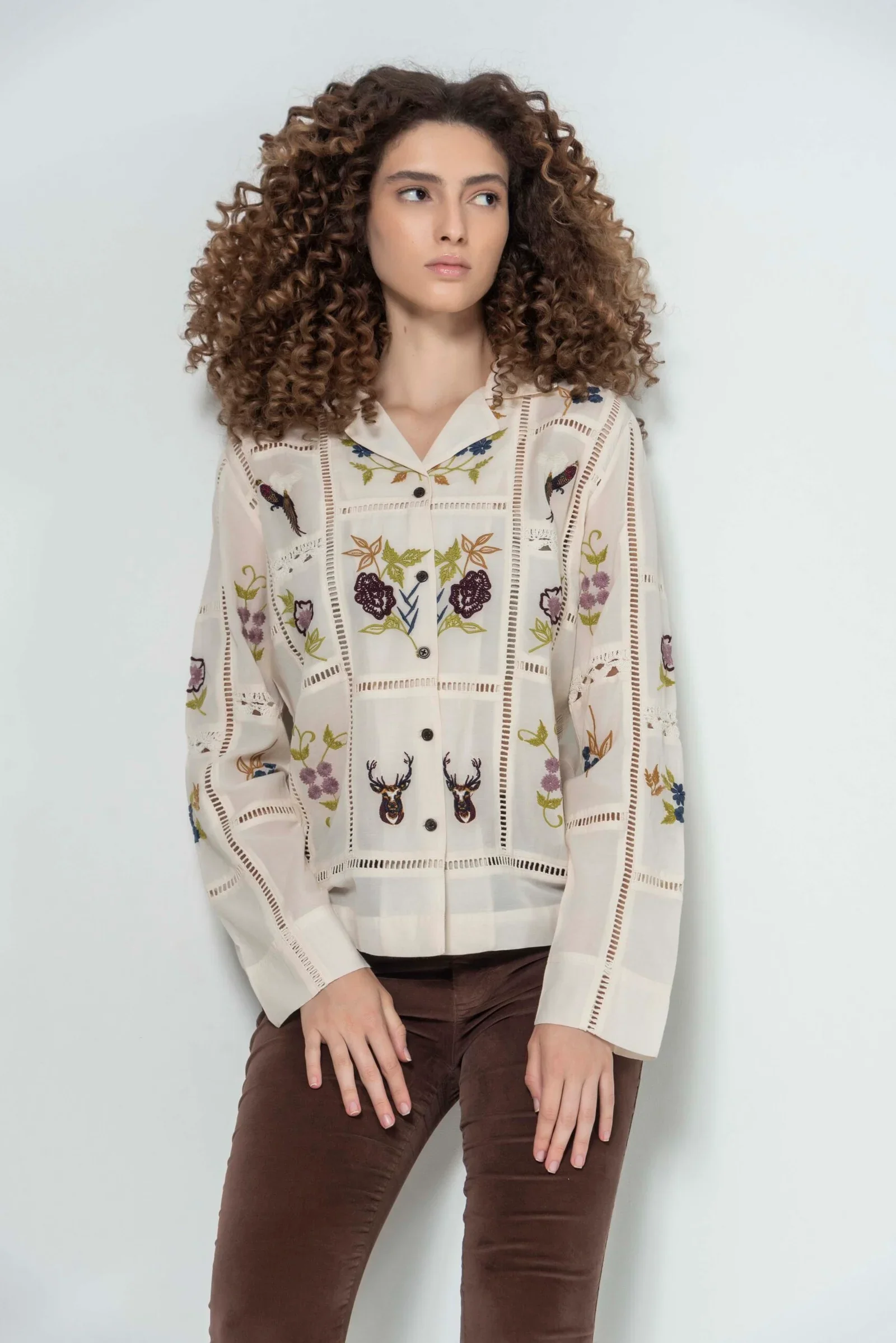 Hartwell Cora Embroidered Blouse - Image 2