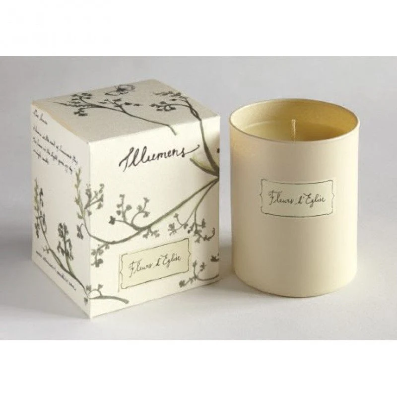 Illumens Abbaye Fleur D'Eglise Candle in Glass