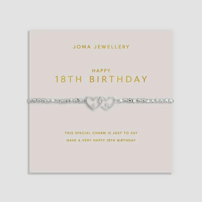 Joma Jewellery Forever Yours 'Happy 18th Birthday' Bracelet