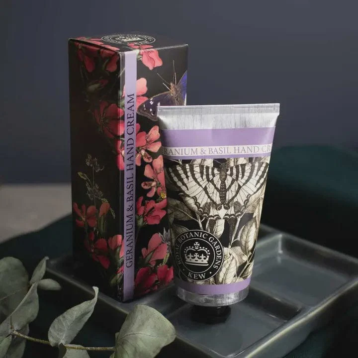 Kew Gardens Geranium & Basil Hand Cream - Image 2
