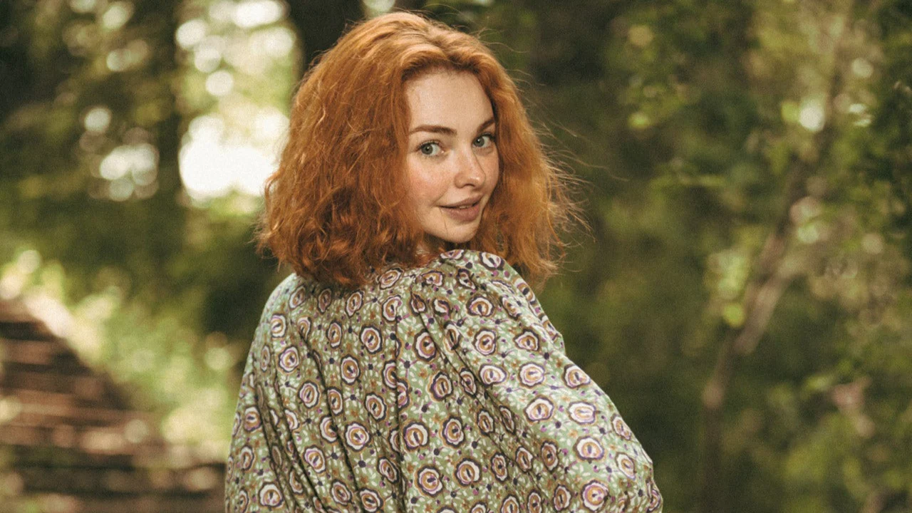 Laura Green Floral Block Printed Short Boho Dress - Image 4