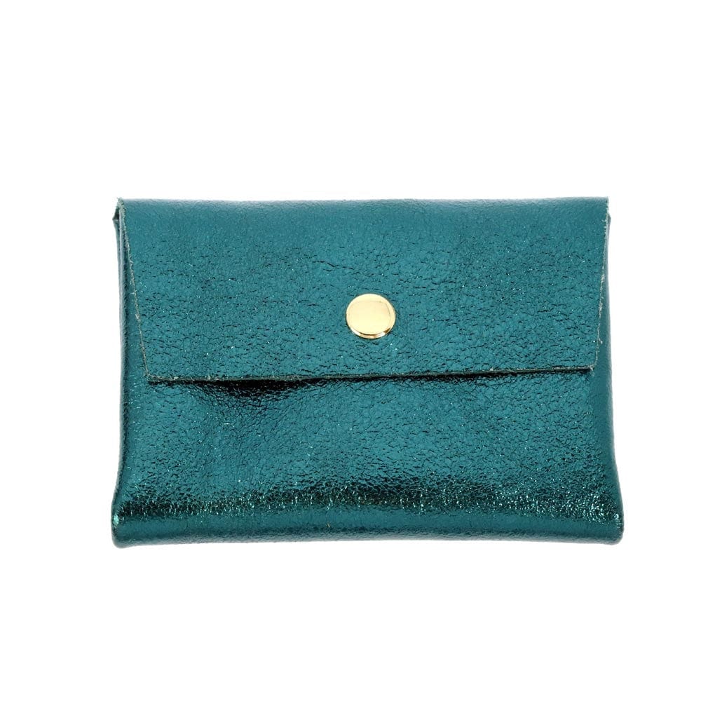 Les Cleias Metallic Leather Coin Purse