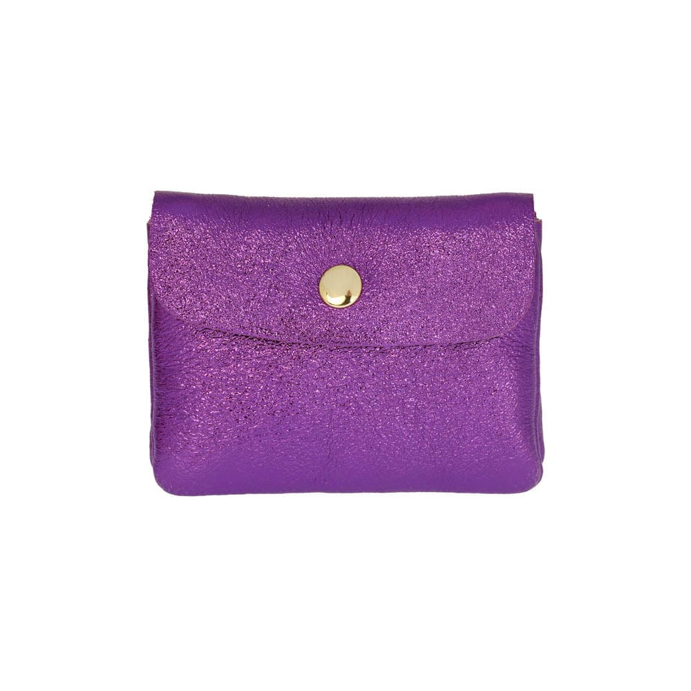 Les Cleias Metallic Leather Coin Purse - Image 12