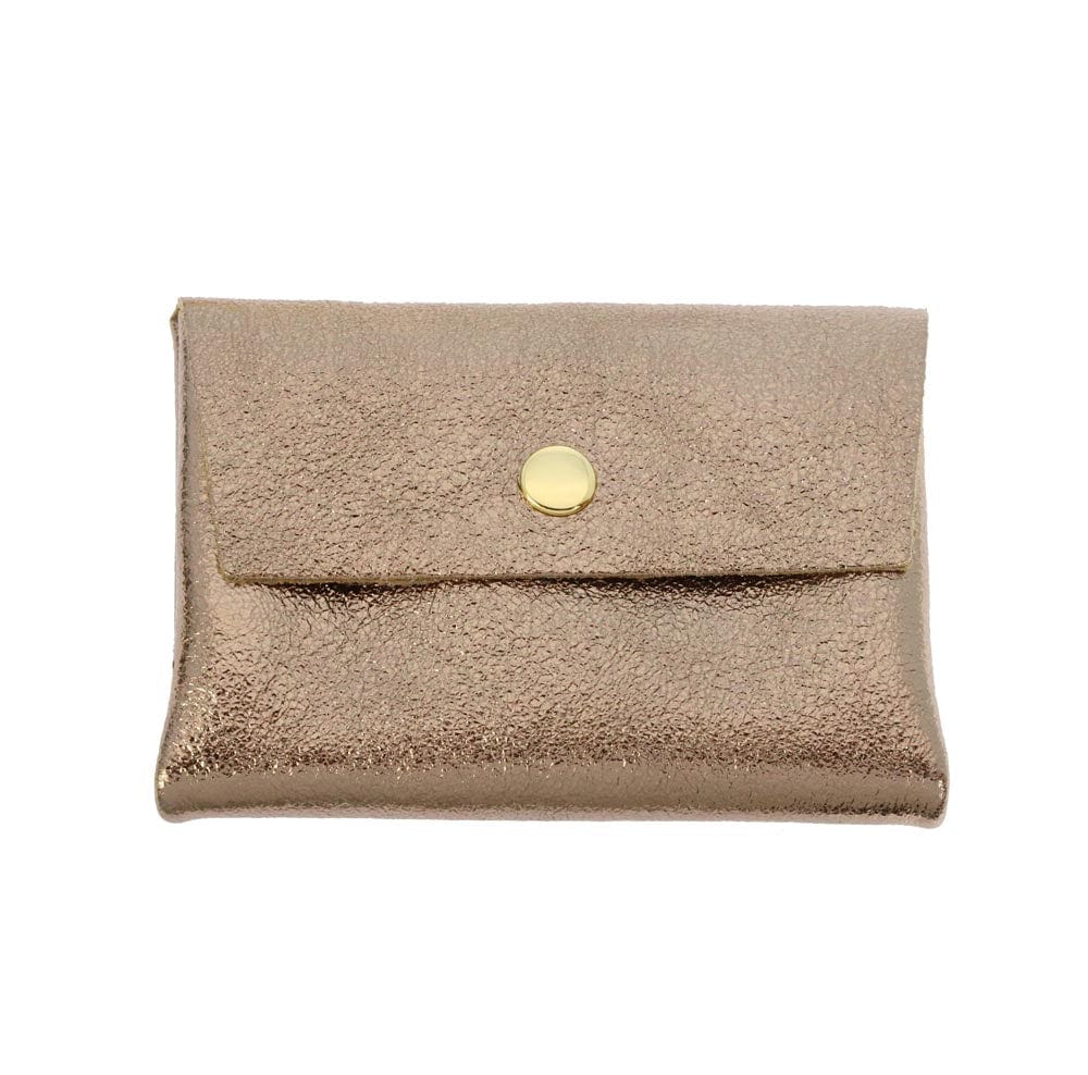 Les Cleias Metallic Leather Coin Purse - Image 3