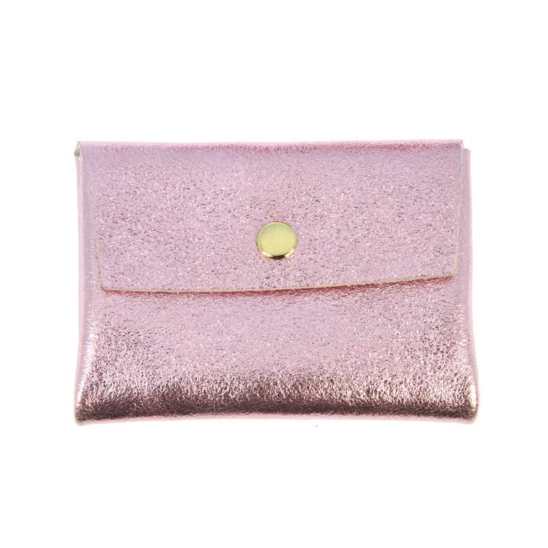 Les Cleias Metallic Leather Coin Purse - Image 5