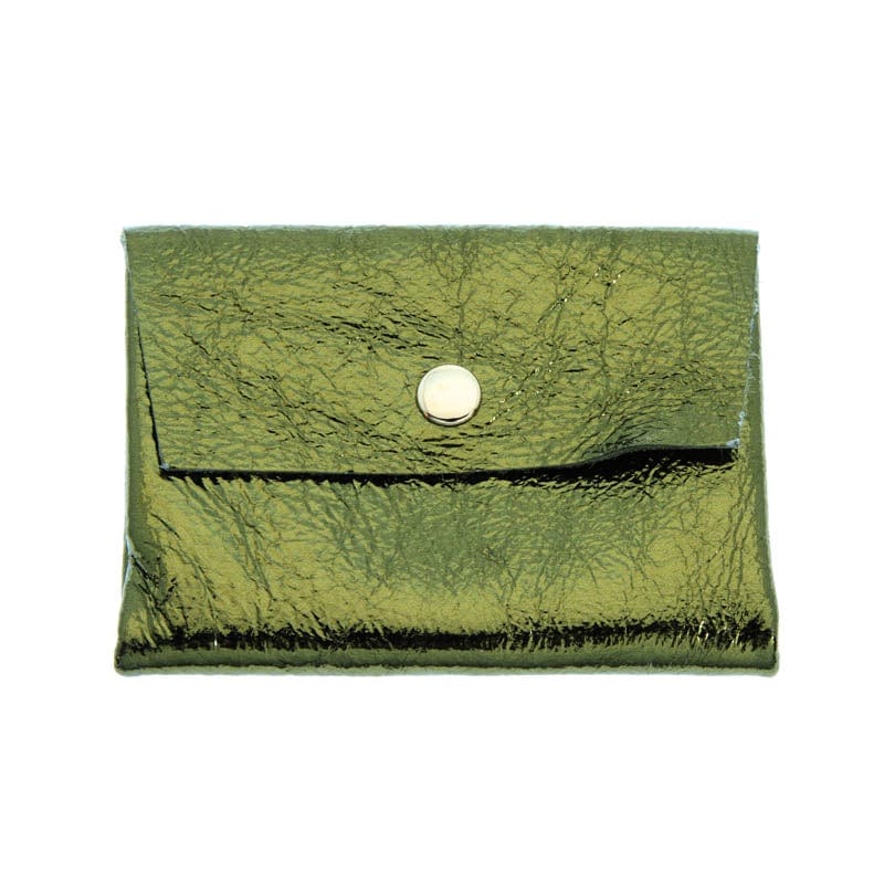 Les Cleias Metallic Leather Coin Purse - Image 6