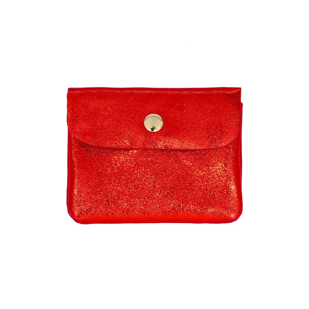 Les Cleias Metallic Leather Coin Purse - Image 9