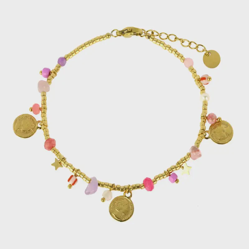 Les Cleias Silas Bracelet Pink
