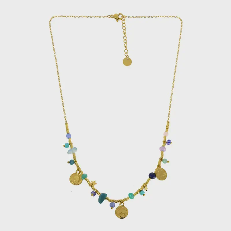Les Cleias Silas Necklace Blue