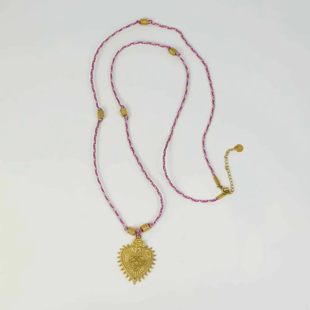 Les Cleias Soléane Necklace Violet