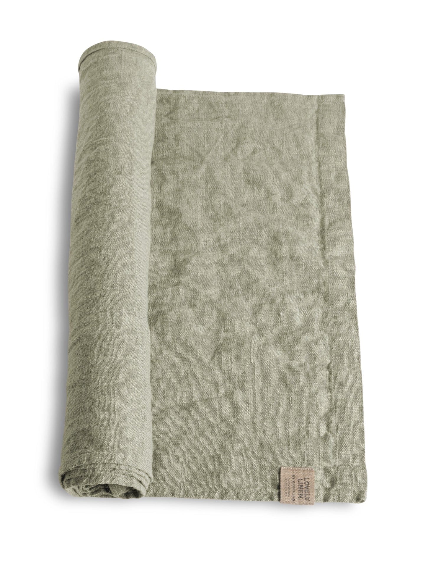 Lovely Linen Lovely Table Runner Avocado