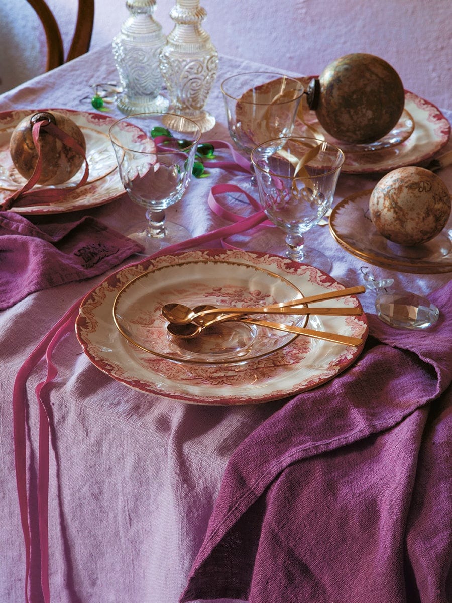 Lovely Linen Lovely Tablecloth Old Rose - Image 3