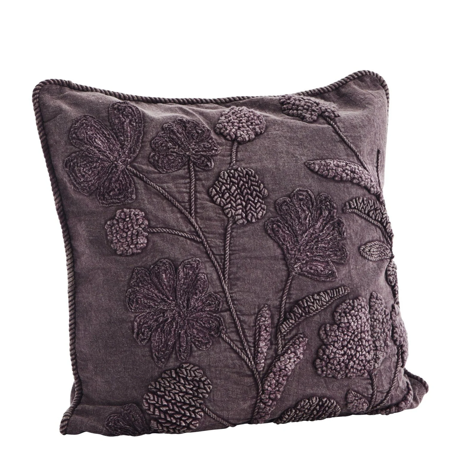 Madam Stoltz Applique Cushion Cover (4 Colours) - Image 3