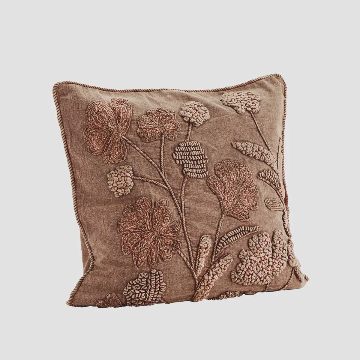 Madam Stoltz Applique Cushion Cover (4 Colours) - Image 4