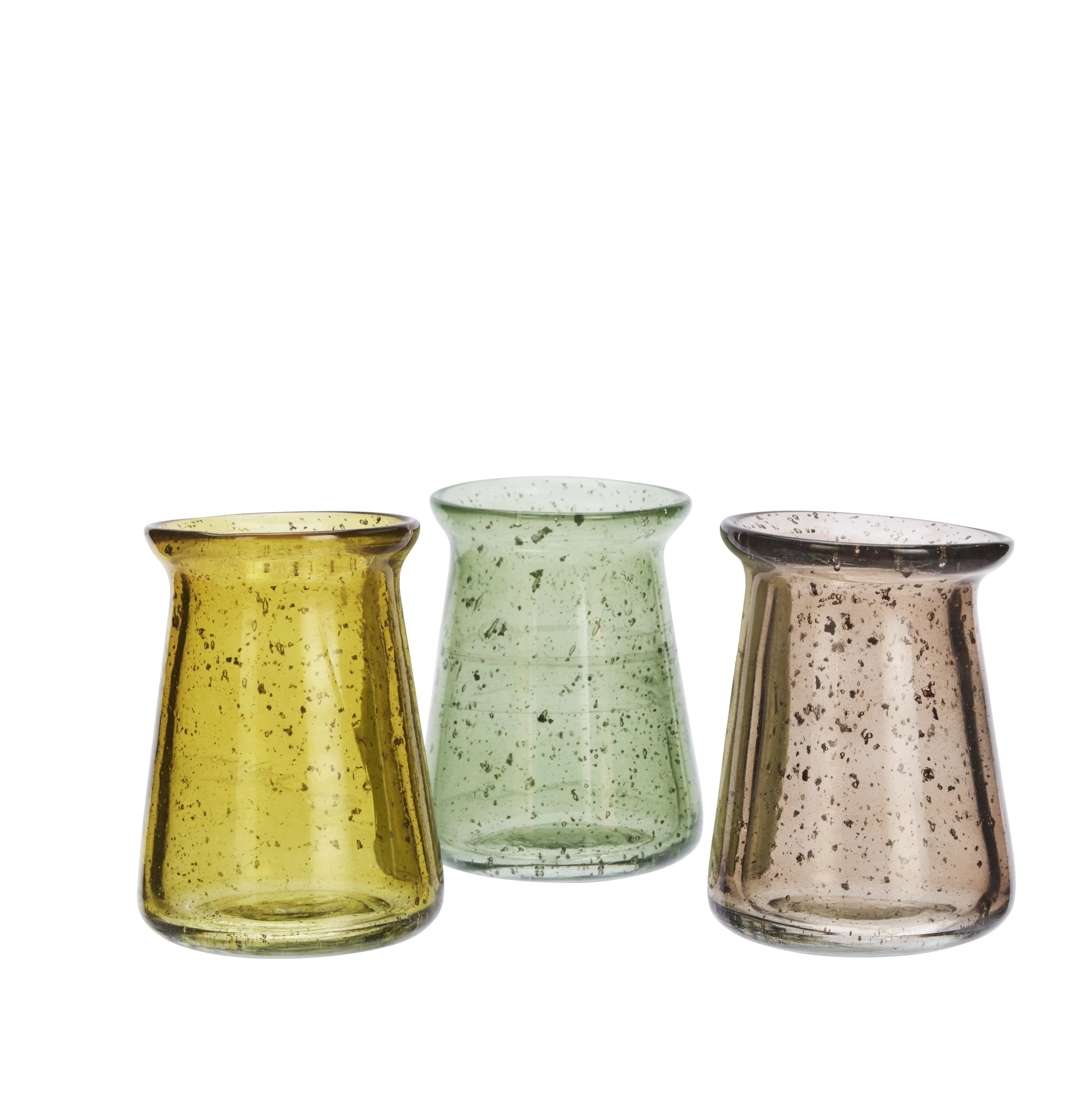 Madam Stoltz Small Speckled Vase Multicolour