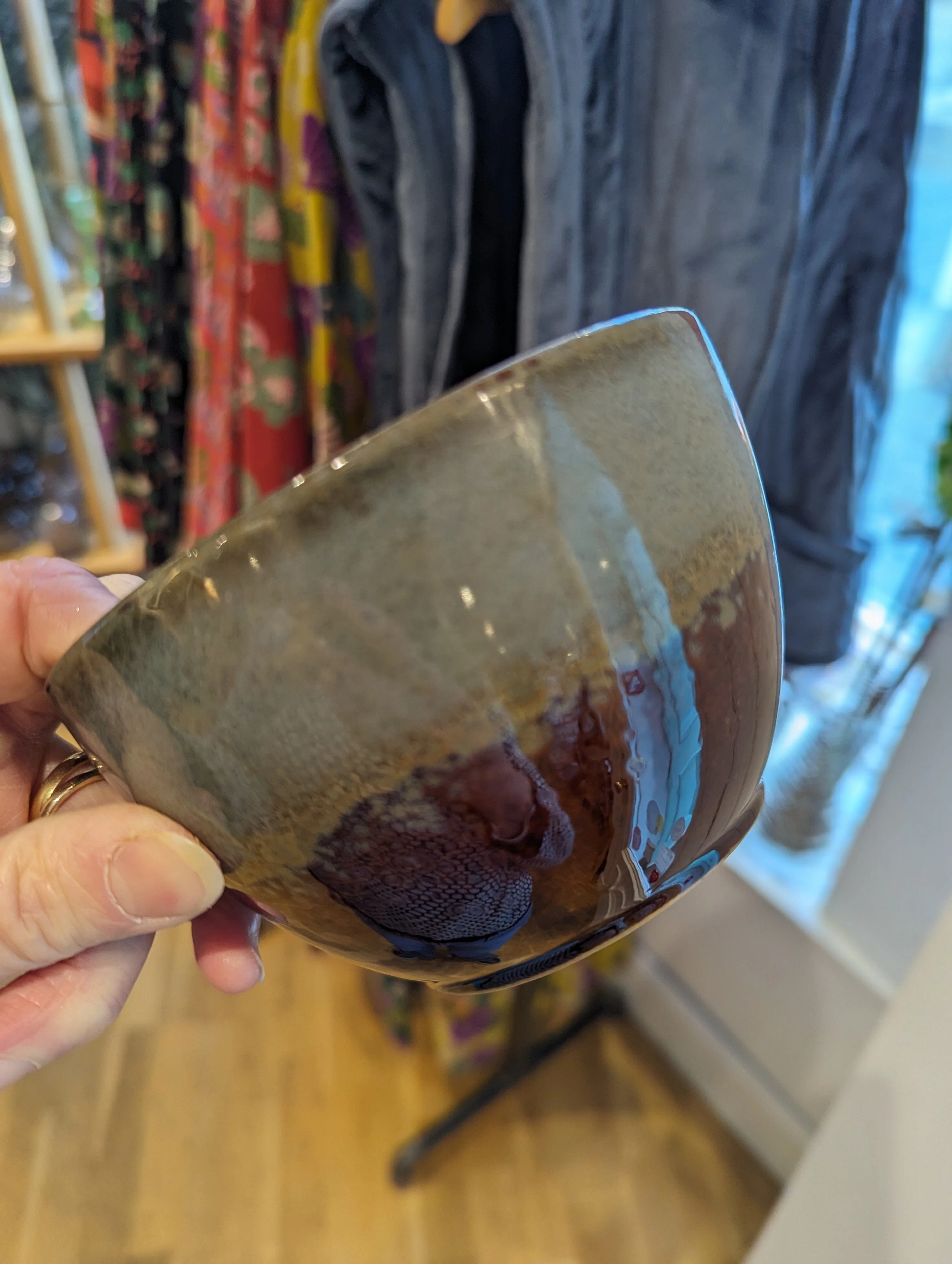 Madam Stoltz Stoneware Bowl (3 Colours) - Image 4