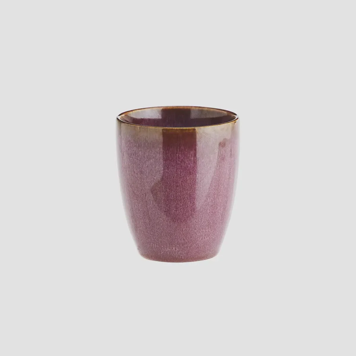 Madam Stoltz Stoneware Cup Plum