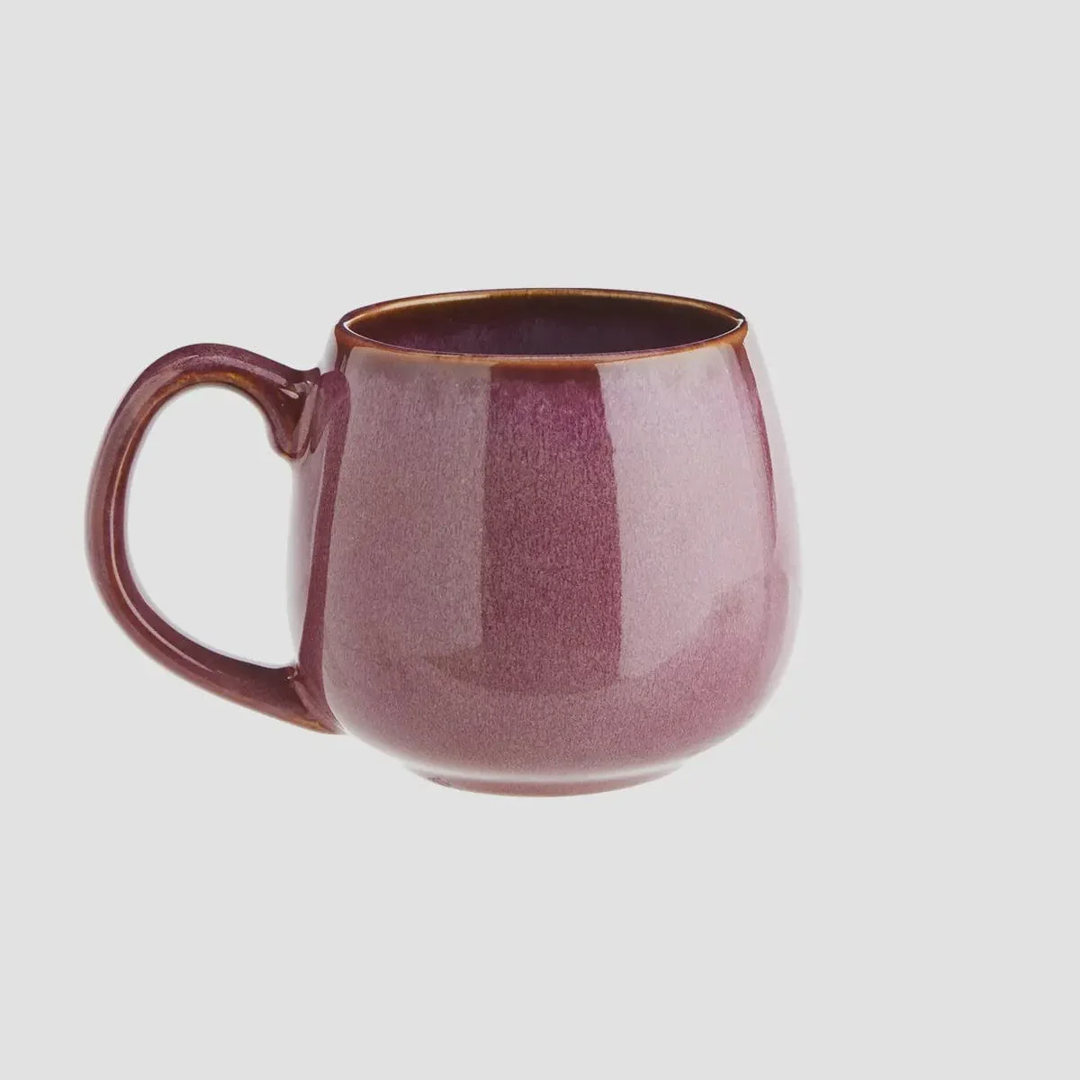 Madam Stoltz Stoneware Mug Plum