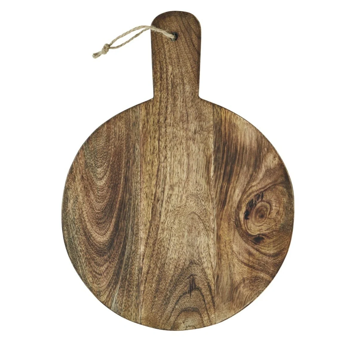 Madam Stoltz Wooden Round Chopping Board