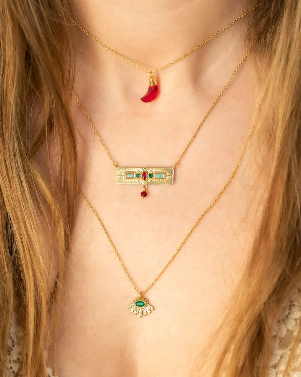 muja juma Adira Flat Bar Necklace - Image 2