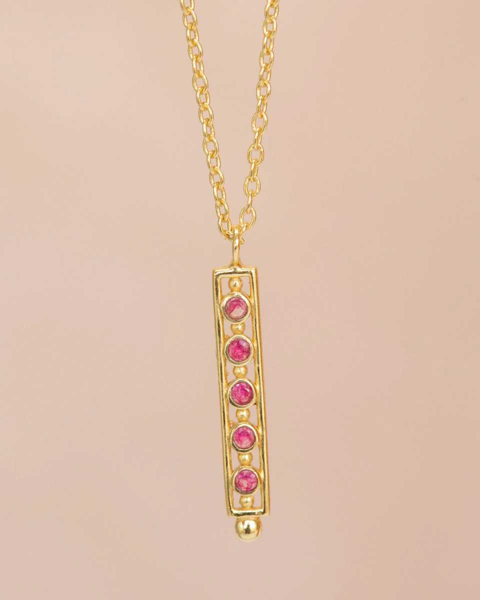 muja juma Arcene Ruby Necklace