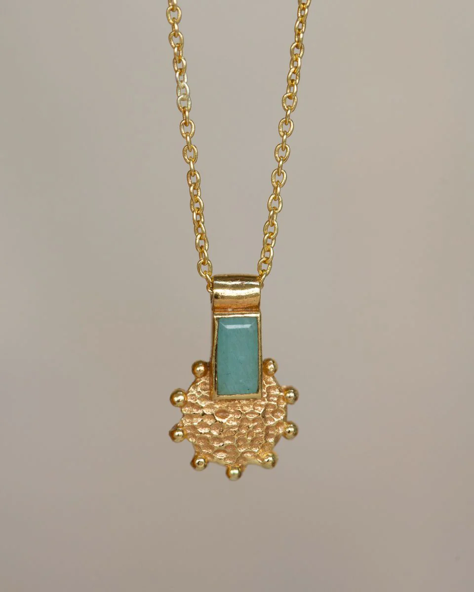 muja juma Auda Amazonite Necklace