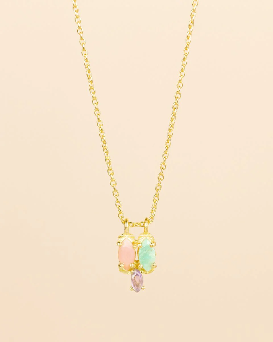 muja juma Capella Necklace Pink Opal