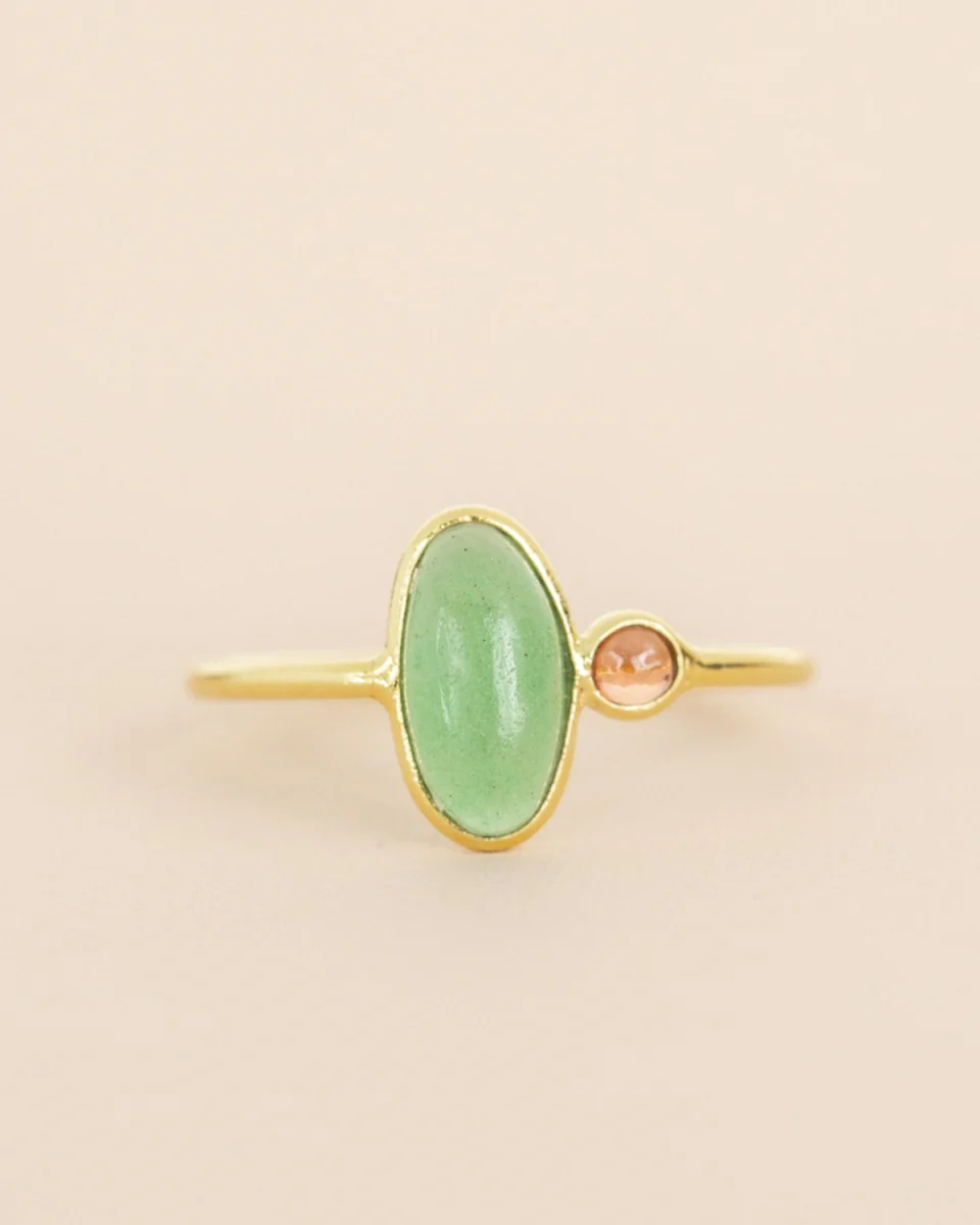 muja juma Lina Aventurine Ring