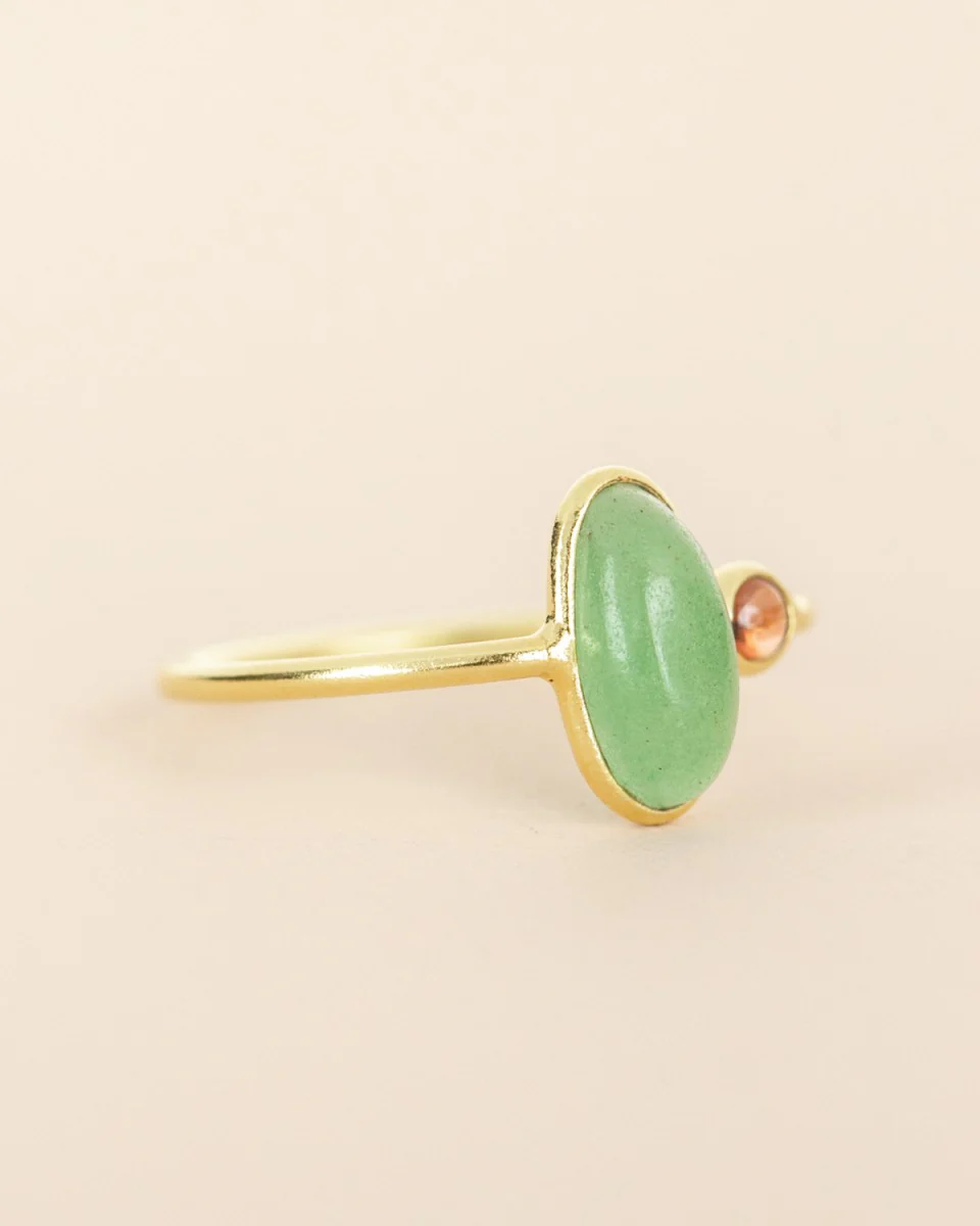 muja juma Lina Aventurine Ring - Image 2