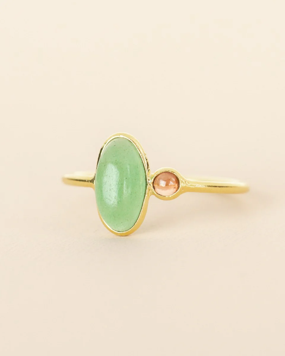 muja juma Lina Aventurine Ring - Image 3