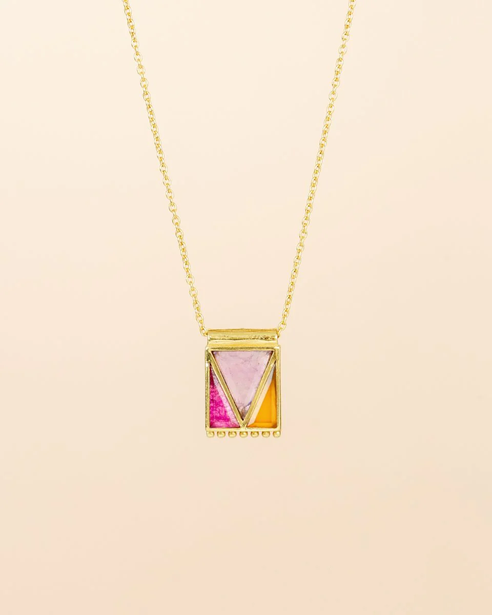 muja juma Sahar Amethyst Necklace