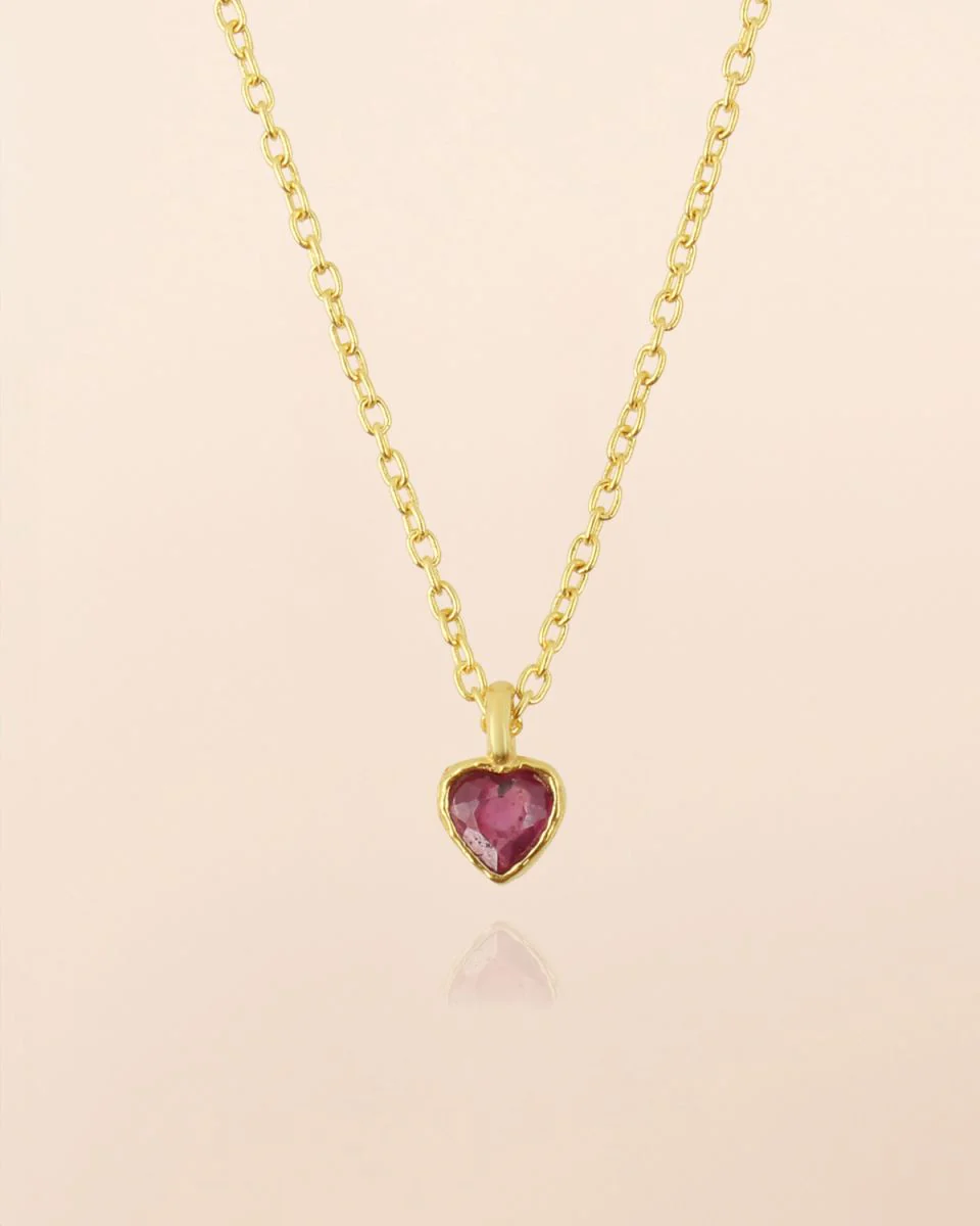 muja juma Thebe 45cm Necklace Ruby