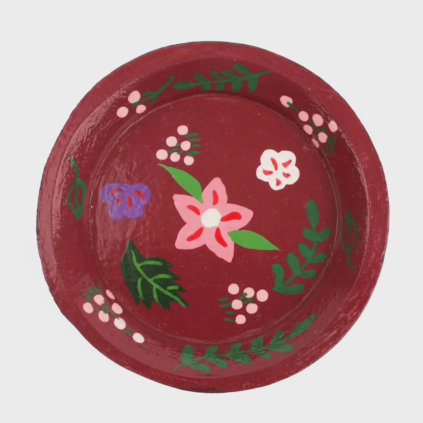 My Doris Burgundy Trinket Dish