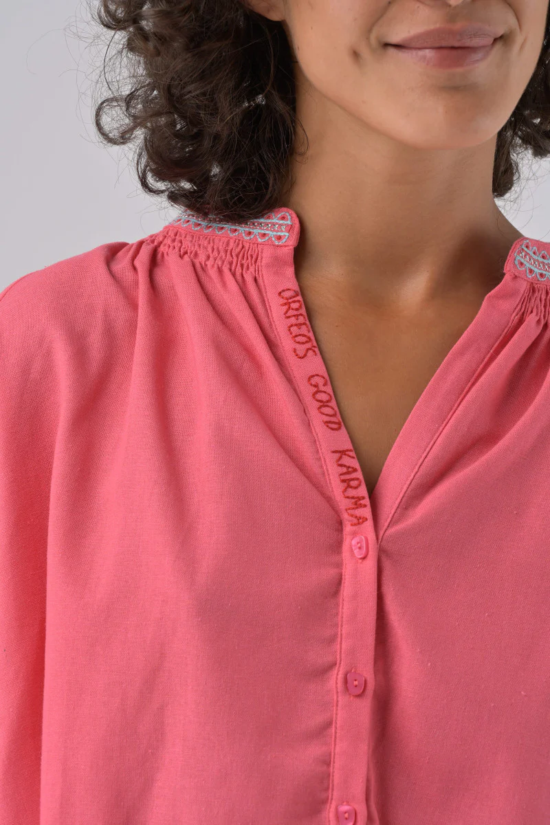 Orfeo Daniele Blouse Rose - Image 2
