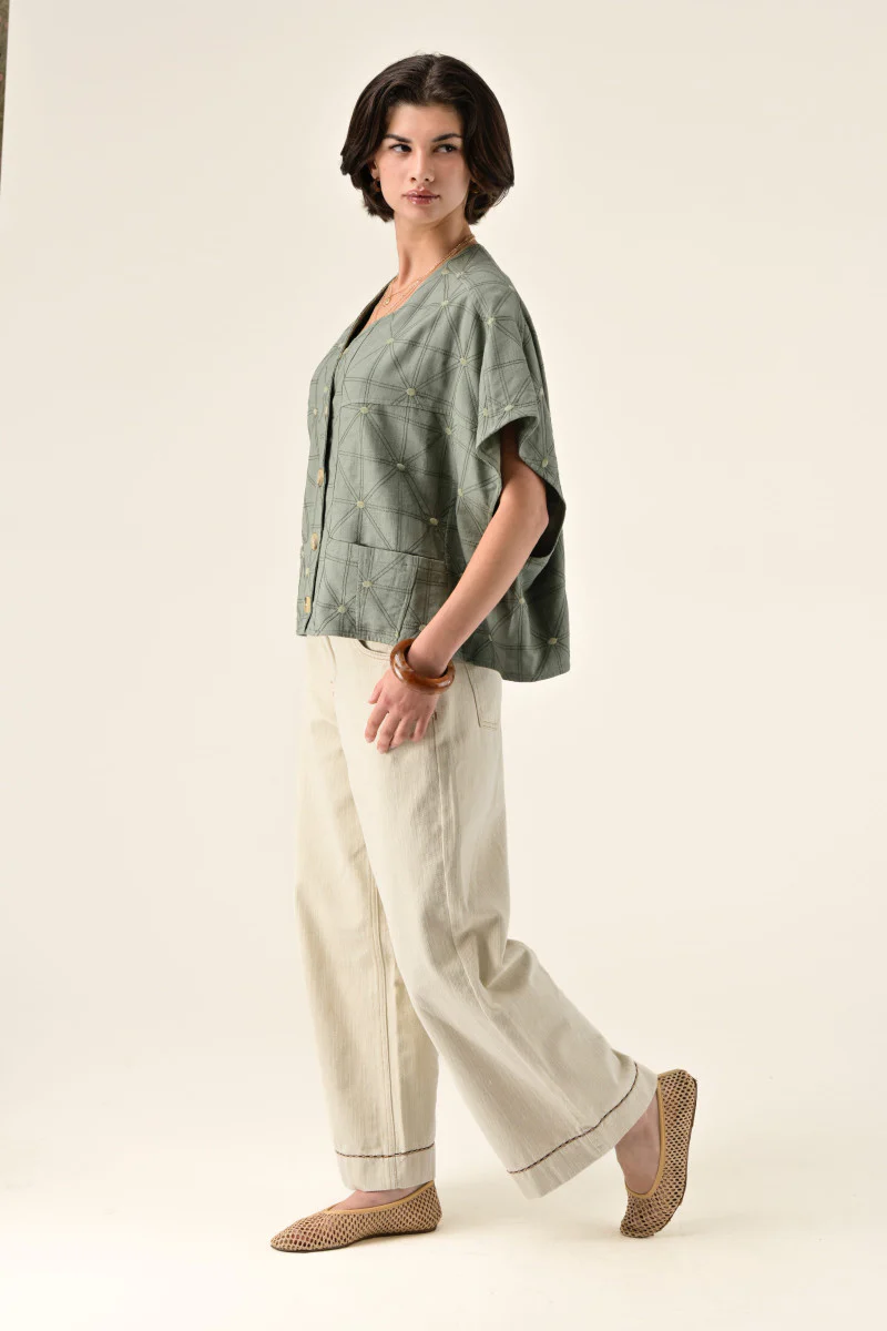 Orfeo Griffin Vest Khaki Green - Image 4