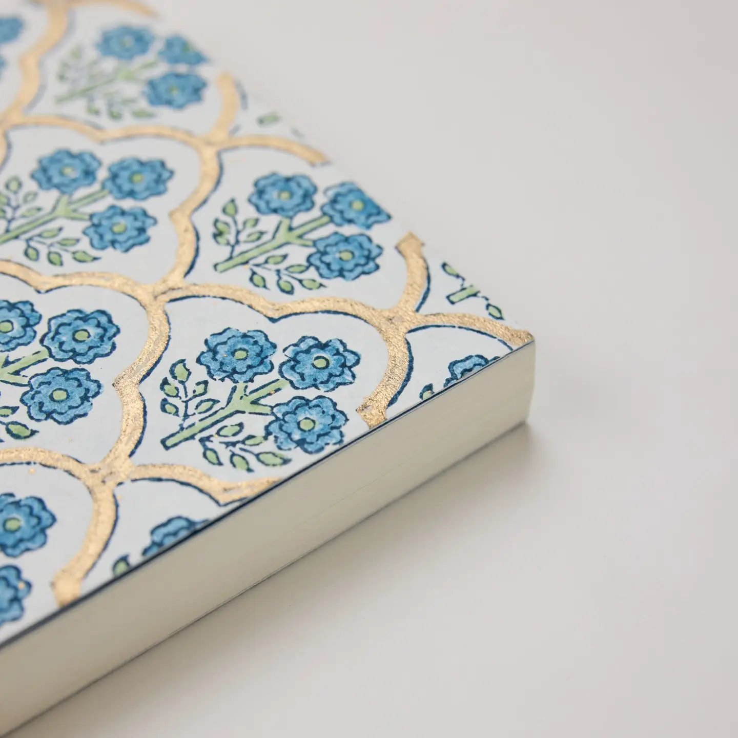 Paper Mirchi A5 Ruled Notebook- Trellis Indigo - Image 3