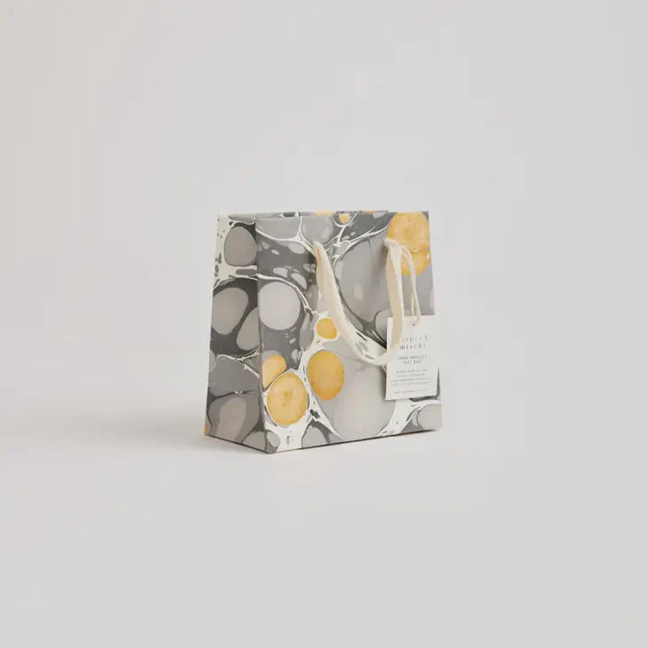 Paper Mirchi Hand Marbled Small Gift Bag Luxe - Image 5