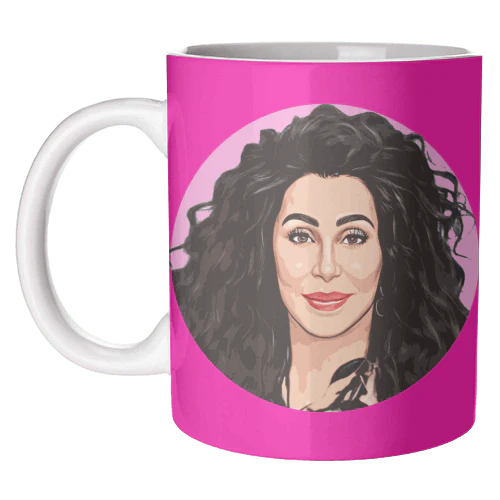 Pink Cher Mug Art Wow